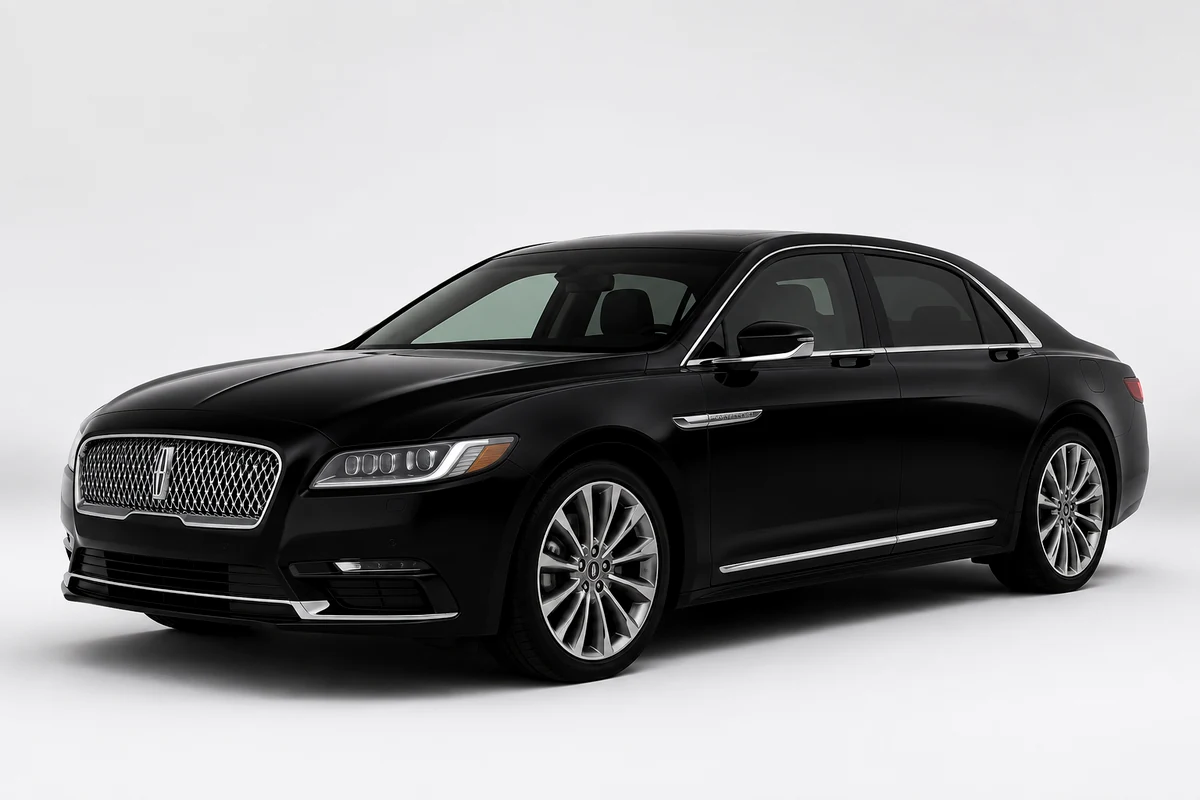 Lincoln Continental executive sedan in the Vancouver limo fleet