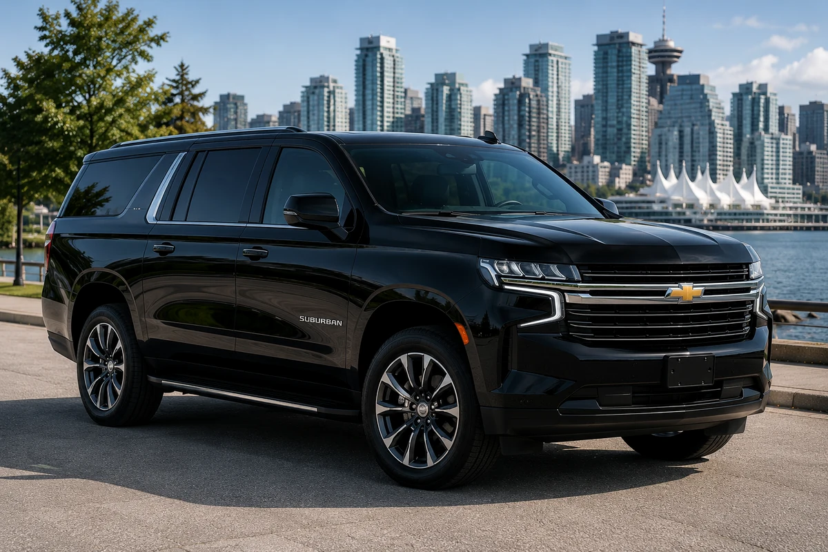 Luxury SUV in the Vancouver limo fleet
