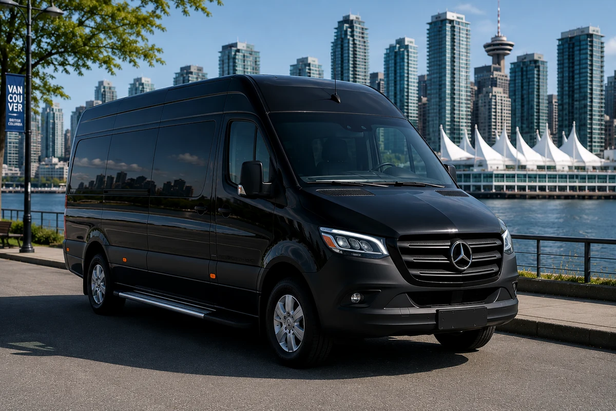 Mercedes-Benz Sprinter van in the Vancouver limo fleet